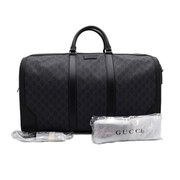 GUCCI GG 478323 ブラック サプライム キャンバス トラベル メンズ トートバッグ兼ショルダーバッグ 478323 153264842