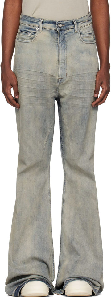 Rick Owens BOLAN Bootcut Sky Stretch Denim DU02D2365 SKY 46 117746548