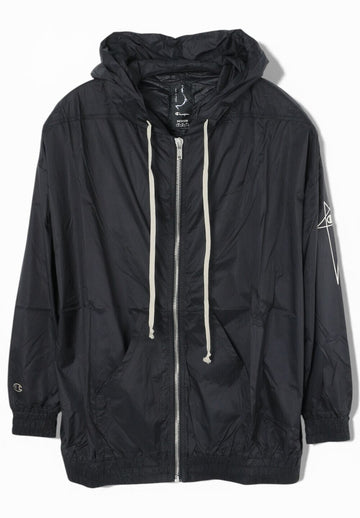 Rick Owens Jumbo Jason Light Nylon Hoodie Black CM01E1661 CHNY 09 144755871