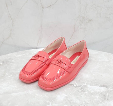 CHANEL Pink Patent Loafer G45409 150314867