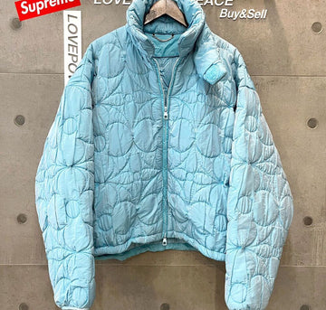 LOUIS VUITTON キム・ジョーンズ モノグラム ステッチパターン ダウンジャケット スカイブルー E041603 148410662