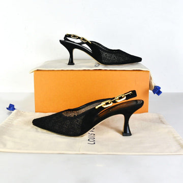 LOUIS VUITTON Sparkling Slingback Pumps 13371 153302260