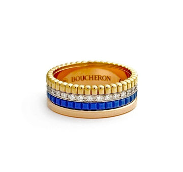 BOUCHERON クワトロ ブルー エディション スモール リング B1126C254 153392651
