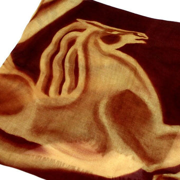 CHANEL Cashmere Horse Pattern Women's Scarf Muffler 26 Season VIP Gift aa61572 153399720