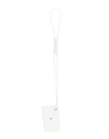 Yohji Yamamoto Y3 Lanyard Logo Card Holder Talc IJ9890 63785456