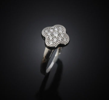 VAN CLEEF & ARPELS 18K Sweet Alhambra Diamond 18K Weißgold 8 Größe 3MM 7241760554 75683722