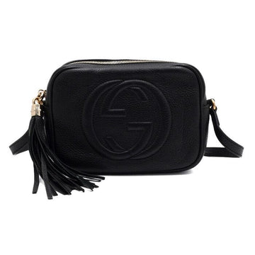 GUCCI 308364 ブラック ソーホー スモール ディスコ ショルダーバッグ 兼 クロスバッグ 61657 153485261