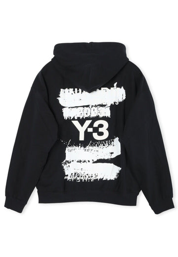 Yohji Yamamoto Y3 U GFX Hoodie Black JN4882 127325587