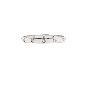 CARTIER 18K Weißgold LOVE Armband mit 10 Diamanten 16 Ringgröße aa61251 153559829
