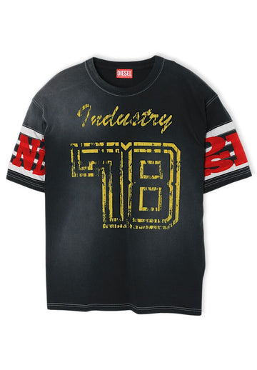 DIESEL T-Shirt Kurzarm Schwarz A12119 0WHAL 9XX 76211028