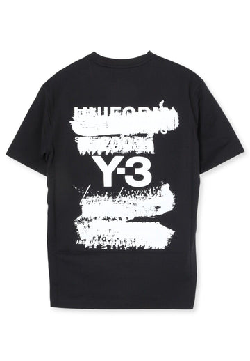 YOHJI YAMAMOTO Y3 U GFX SS T schwarz JN4879 127324139