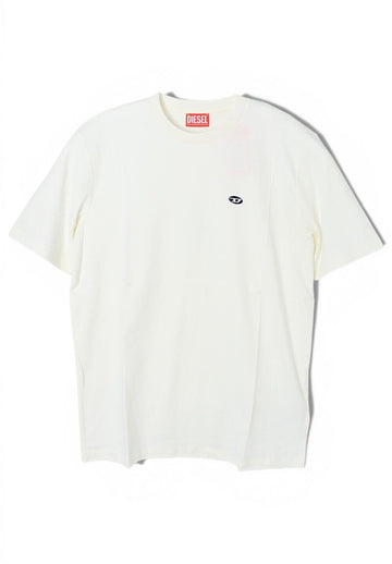 Diesel TJUSTDOVALPJ Short Sleeve T-Shirt White A03819 0AIJU 141 84176950