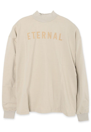 FEAR OF GOD Eternal Collection Baumwoll Langarm-T-Shirt Zement FGE50002AJER 50293917