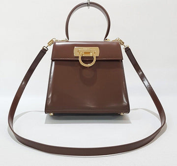 Salvatore Ferragamo Iconic Top Handle Kelly Bag 153584954