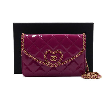 CHANEL ハート ゴールド CC チェーン ショルダーバッグ 兼 クロスバッグ aa61744 153596517