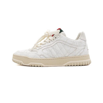 Gucci White Canvas Reweb Women Sneaker 816818 153596661