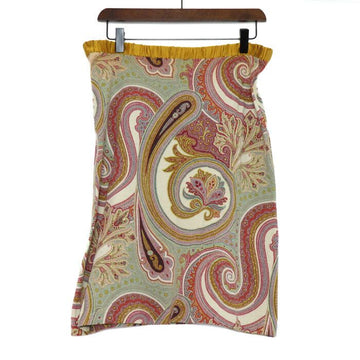 ETRO ペイズリーパターンウールバンディング女性スカート aa60952 153596676