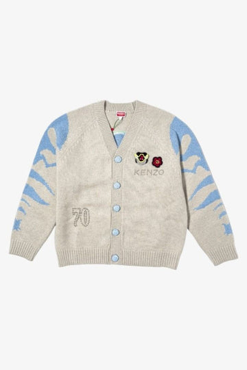 Kenzo Embroidered Wool Cardigan 153601571