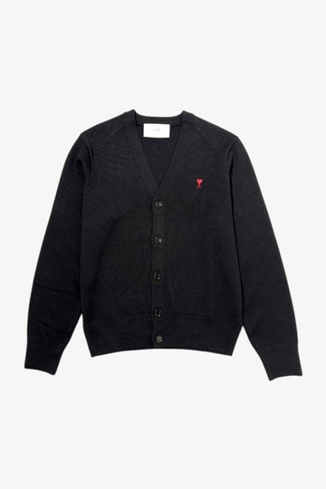 AMI 26SS ハートロゴウールカーディガン 153601576