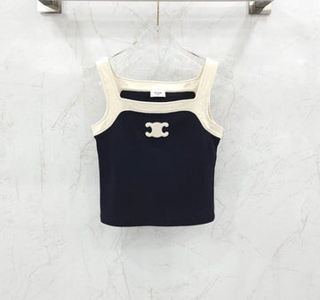 CELINE コットンジャージタンクトップ 2X37NA059 152875929