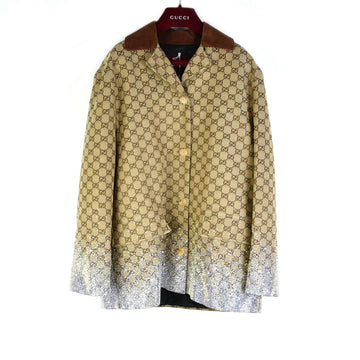 GUCCI グラデーションクリスタルキャンバスキルティングコート811616 13443 153653297