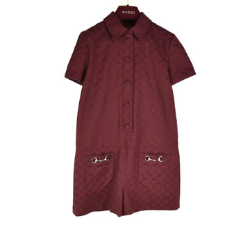 Gucci Wool Silk Horsebit Jumpsuit 781457 13441 153653344