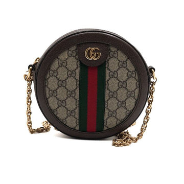 GUCCI オフィディア ミニ GG ラウンド ゴールドチェーンショルダーバッグ クロスバッグ 550618 153689625