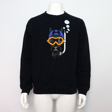 Hermes Navy SCUB H Men's Fleece Sweatshirt 61426 153689750