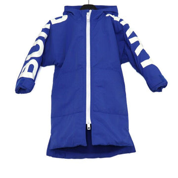 BURBERRY Kinder Junior Kapuzenjacke mit Logo Druck Cobalt Blau 8040904 153689782