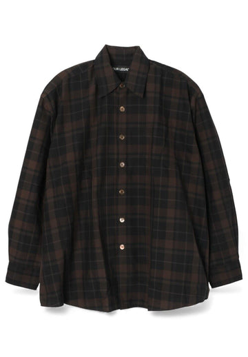 Our Legacy Black Sheer Shadow Check Shirt M2252OB 139104376