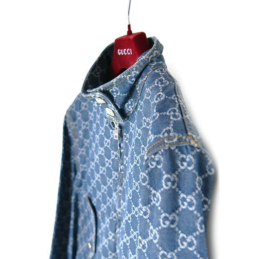 GUCCI Denim Jacquard Jacke 815185 13502 153756238 [P]