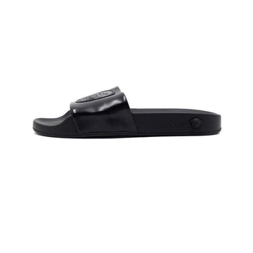 Versace Medusa Logo Vitello Leather Slide Women Slipper DSR395C 153785825