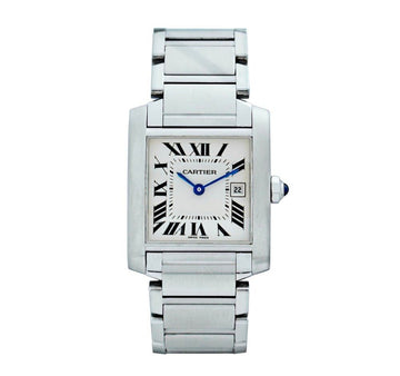 CARTIER Tank Francaise Edelstahl Uhr 9HC2Y7HE 153826692