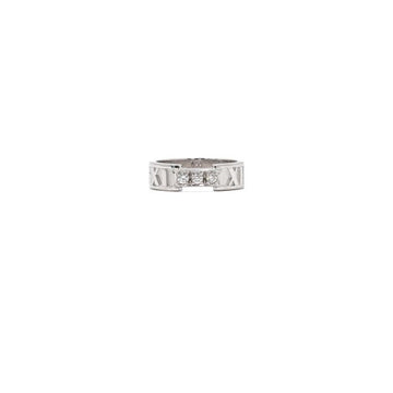 TIFFANY & CO 18Kホワイトゴールド アトラス 3Pダイヤ 5mm リング 9号,10号 aa61608 153846246