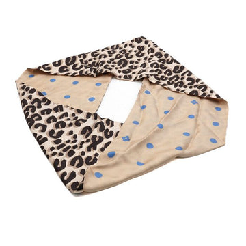 LOUIS VUITTON シルク レオパード ドットスヌード aa61888 153846531