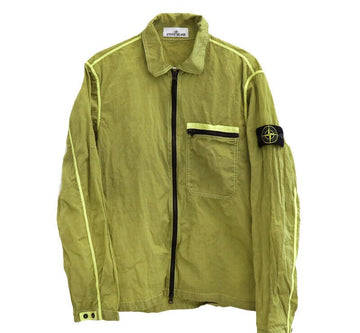 STONE ISLAND ナイロンメタルオーバーシャツジャケットオリーブ M 7378568367 105214033