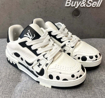 Louis Vuitton Kusama Yayoi Trainer Sneakers Women Kids White H032118 148410445