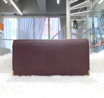 CARTIER Ledermust Geldbörse Burgunder L3001360J031304 153852040