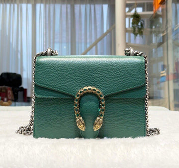 GUCCI ディオニソス ミニ クロスバッグ チェーンバッグ グリーン 421970 153575979