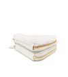 PRADA Weiße Shearling Dreieckstasche 49380 153855005 [P]
