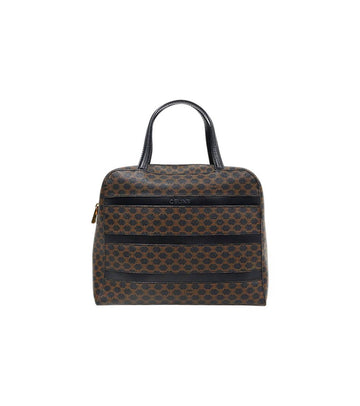 CELINE ブラックマカダムトートバッグ46214 153855108