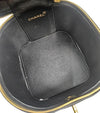 CHANEL Schwarze Lacke Quilt Vanity Tote Bag 48151 153855113 [P]