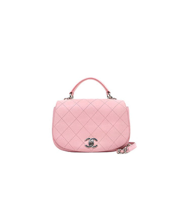 CHANEL Rammschaf Leder Gepolsterte 2-Wege Tasche 49757 153855144