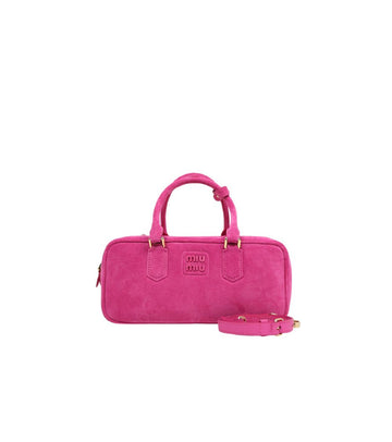 MIU MIU Rosa Wildleder Arcadia Tote Bag 52550 153855158