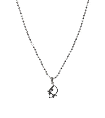 Dior Oblique Silver Necklace 51563 153855257
