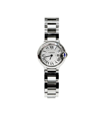 Cartier 28MM Steel Ballon Bleu Quartz Watch 49902 153855274