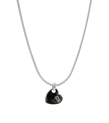 DIOR Herz CD Silber Halskette 48973 153855484