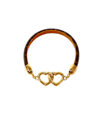 LOUIS VUITTON Herz Monogramm Gold Armband 51172 153855572