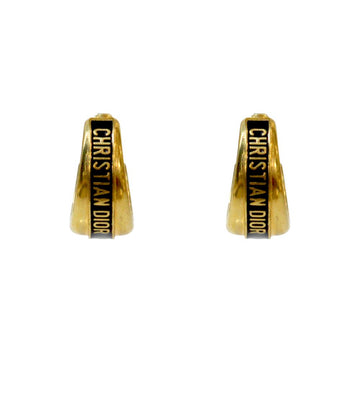 DIOR Christian Gold Creolen Ohrringe 49774 153855699