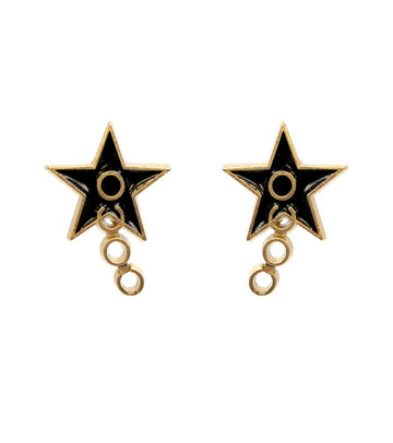 CHANEL Coco Star Gold Ohrringe 49635 153855719